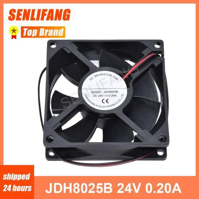 Main image of for JDH8025B JSL 8025 24V 0.20A double ball 8CM inverter chassis fan 2 lines