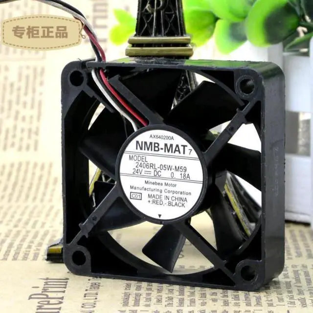 Main image of genuine FOR NMB 6015 24V 0.15A 2406RL-05W-M59 Inverter Cooling Fan