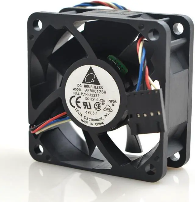 Alt view image 2 of 3 - FOR Delta AFB0612SH 6025 12V 0.32A 6CM PWM temperature control large air volume violent fan