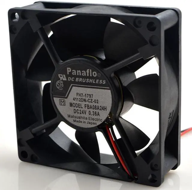 Main image of FOR Panasonic panaflo 8CM FBA08A24H 8025 24V 0.36A ultra-quiet chassis fan
