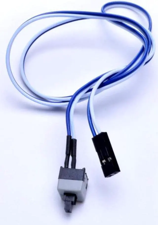 Main image of Computer host switch cable ATX chassis switch cable computer switch cable host switch button restart line