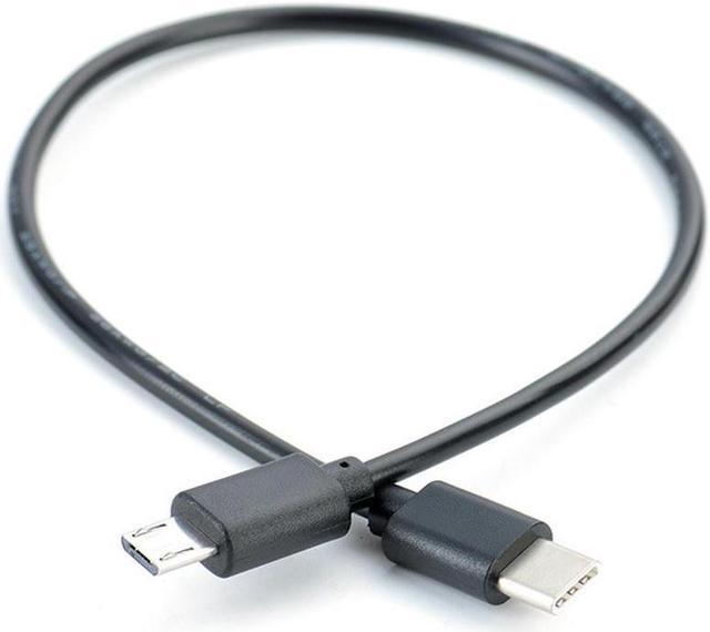 OIAGLH 30CM Type C to Micro USB B OTG Cable for DAC Portable