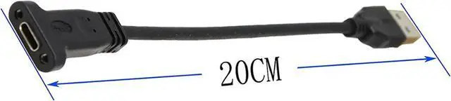 Main image of OIAGLH USB A 3.0 to USB C Front Panel Header Cable, USB A 3.0 Male to USB Type C FemalePanel Mount Extension Cable Data Sync and Chargi