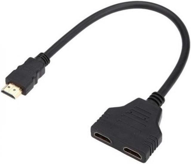 OIAGLH Cable HDMI-compatible to HDMI-compatible Female Y Splitter Switch Extension Adapter Cable with Micro & Mini HDMI Adapter Internal Power Cables - Newegg.com