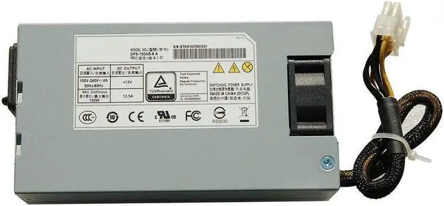 Main image of OIAGLH 150W Power Supply DC +12V 12.5A for 1U Power Supply DVR DPS-150AB-8 A FSP150-10AD 100-240V 4A 50-60HZ