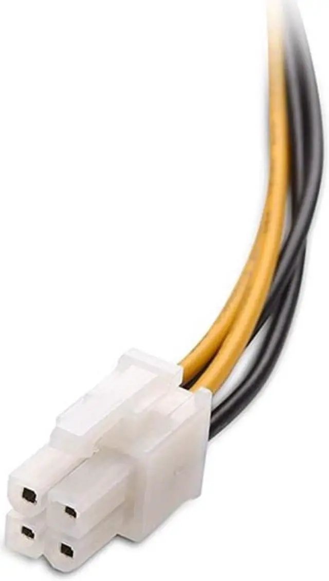 Alt view image 6 of 6 - 18CM power supply cable ATX 12V 4 pin male to 4pin female computer PC CPU P4 extension cable cord PSU connector cord