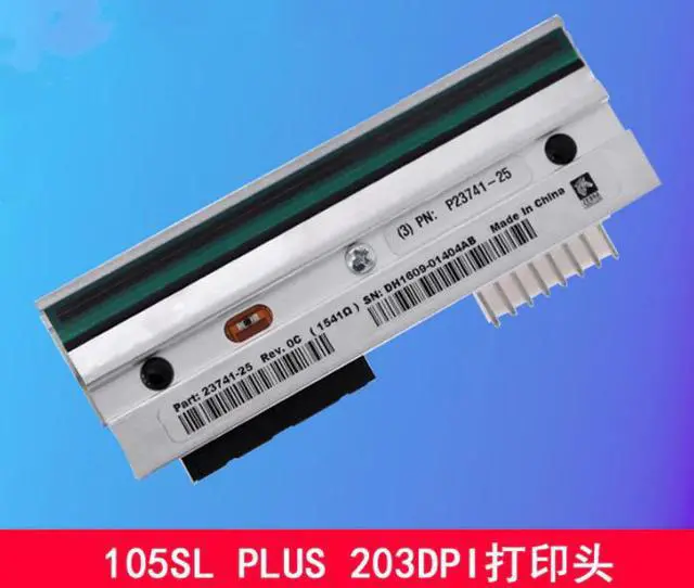 Main image of Thermal printhead For Zebra 105sl plus 203dpi Thermal Barcode Label Printer made in USA P/N: P1053360-018