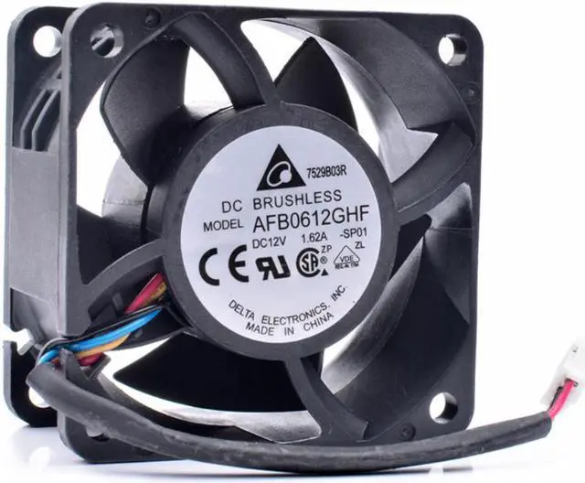 Main image of AFB0612GHF 6cm 6038 60x60x38mm 12V 1.62A server large air volume cooling fan