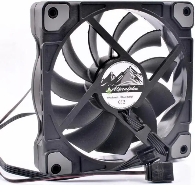Main image of Alpenföhn Wing Boost3 -120mm RGB fan 12cm 12025 120x120x25mm 12V 4 lines pwm CPU water cooled RGB cooling fan