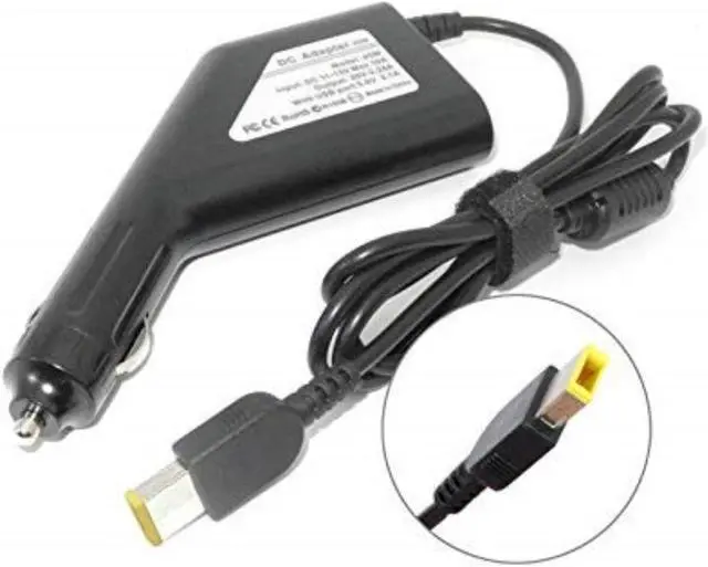 Main image of Fit for Laptop Car Charger DC Power Supply Adaptor for Lenovo ThinkPad T460s T470 T470s