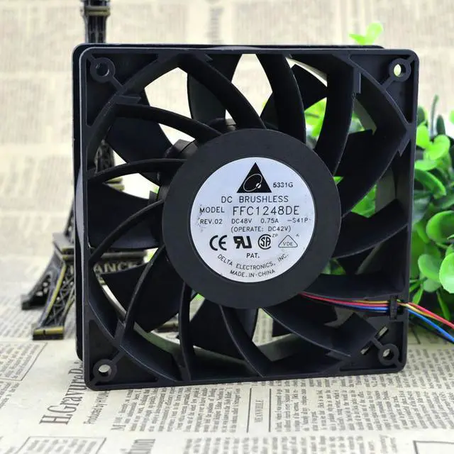 Main image of For 12038 12CM large air volume fan 48V 0.75A FFC1248DE a lot of spot cooling fan