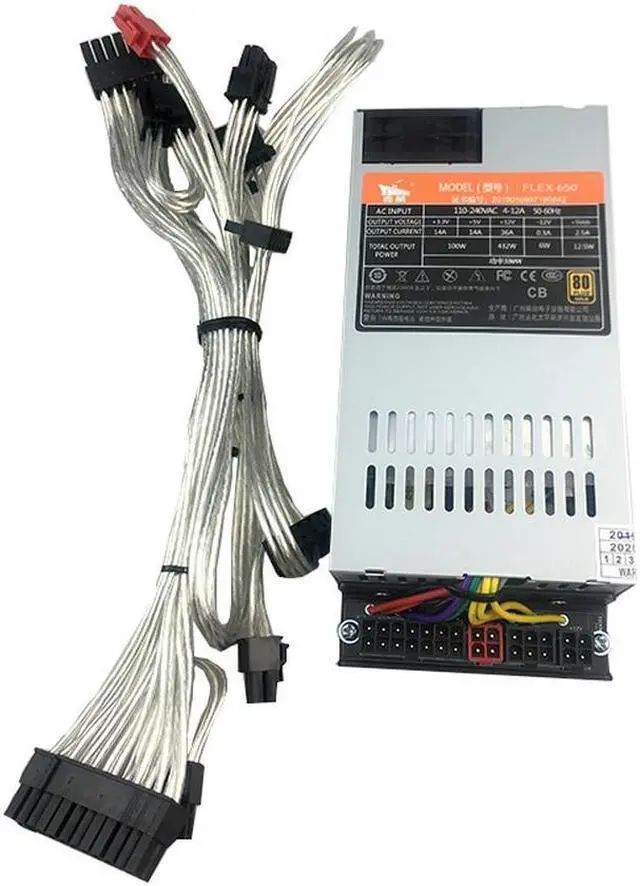 Main image of OIAGLH PSU 550W 500W ITX FLEX NAS Small 1U Full Modular 80plus Gold K39 K35 S3 M41M24 550W Power Supply FLEX-650 PSU 1U Computer