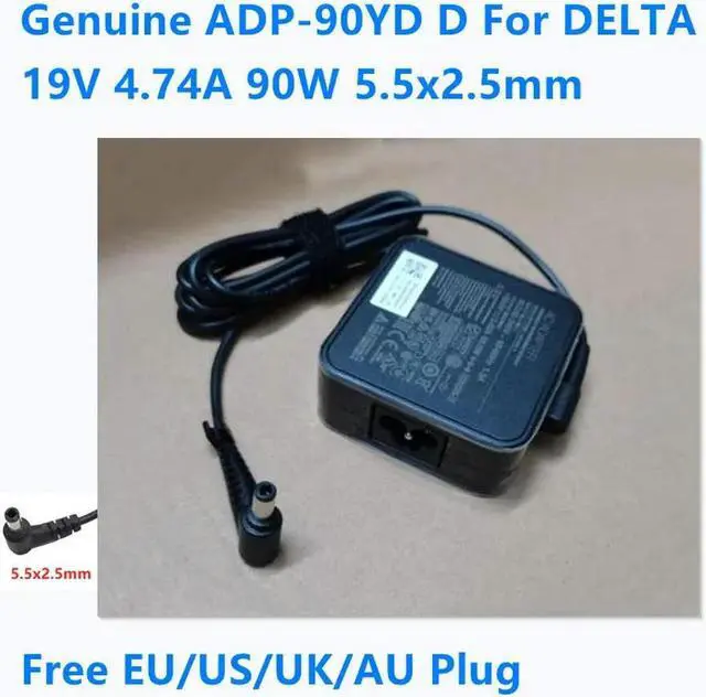 Main image of OIAGLH 19V 4.74A 90W 5.5x2.5mm Delta ADP-90YD D Power Supply AC Adapter For Laptop Power Charger