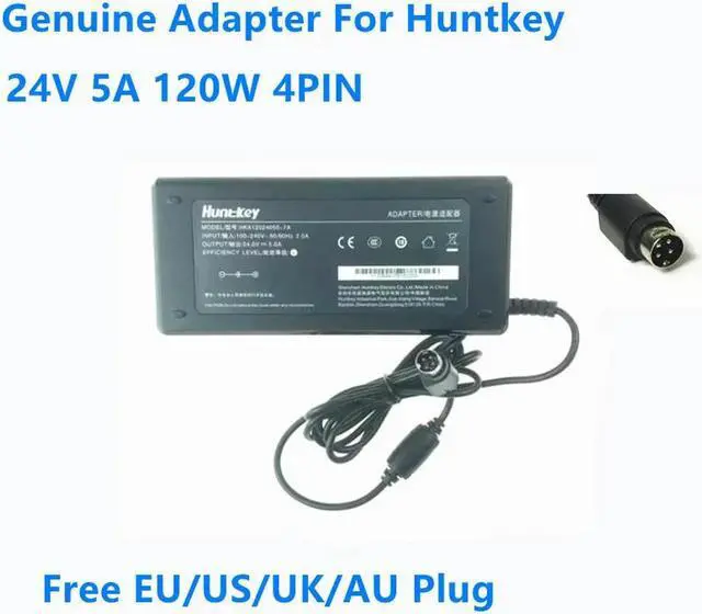 Main image of OIAGLH 24V 5A 120W 4PIN HKA12024050-7A AC Power Adapter For Power Supply Charger