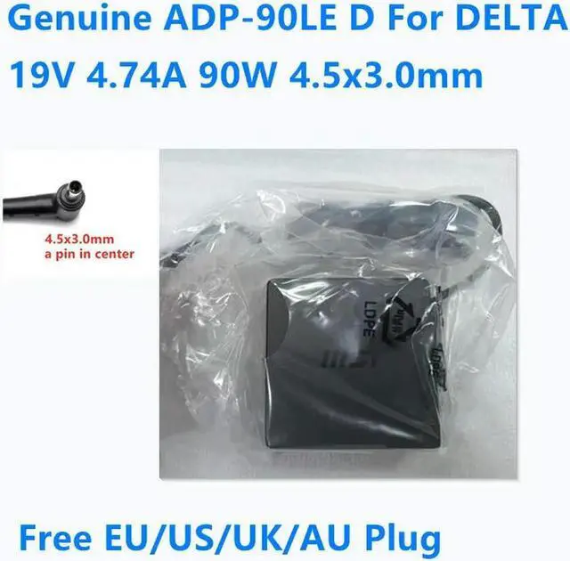 Main image of OIAGLH 19V 4.74A 90W 90.1W 4.5x3.0mm DELTA ADP-90LE D Power Supply AC Adapter For Laptop Charger