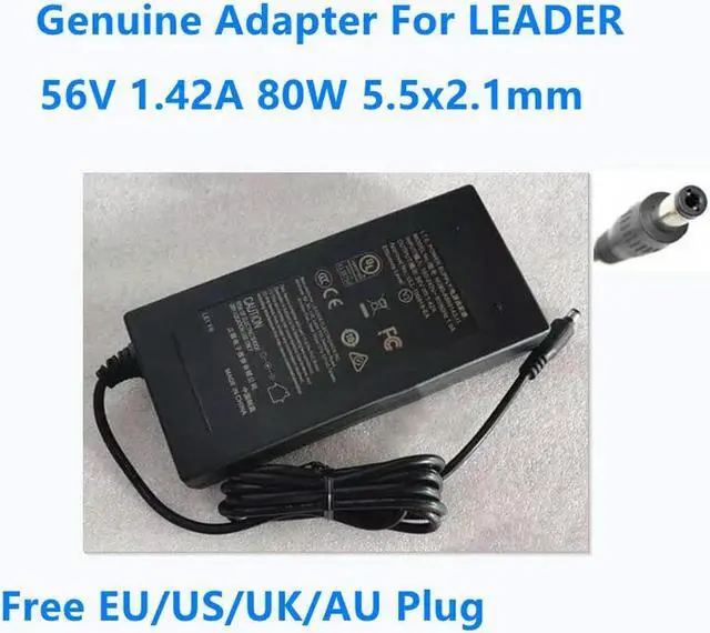 Main image of OIAGLH 56V 1.42A 80W 5.5x2.1mm NU80-A560142-I1 ULL-100918-EA AC Adapter For LEI LEADER I.T.E Power Supply Charger