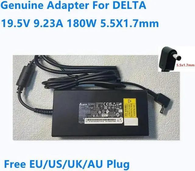Main image of OIAGLH 19.5V 9.23A 180W 5.5x1.7mm DELTA ADP-180TB F A17-180P4A PA-1181-16 Power Supply AC Adapter For Laptop Charger