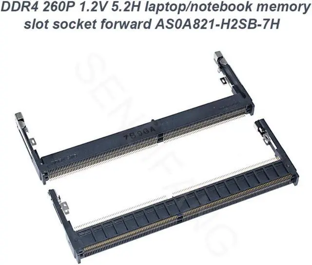 Main image of DDR4 260P 1.2V 5.2H Laptopnotebook Memory Slot Socket Forward AS0A821-H2SB-7H