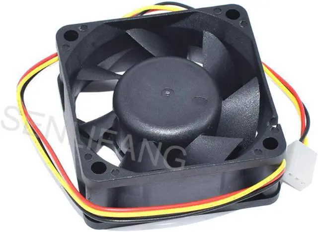 Alt view image 2 of 2 - For Delta AFB0624EH DC24V 0.36A 60x60x25mm Three Wires Server  Square Cooling Fan