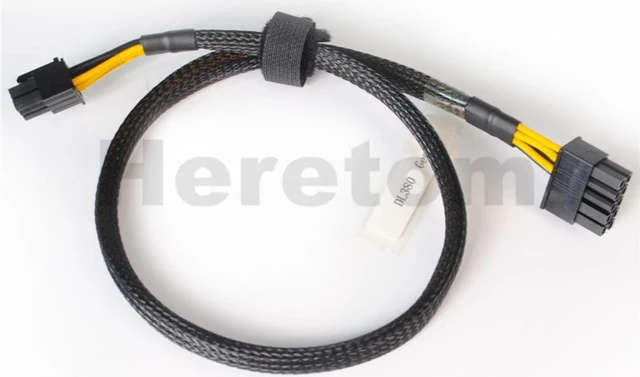 10pin to 6pin GPU Video Card Power Adapter Cable 35CM For HP DL380 G9 ...