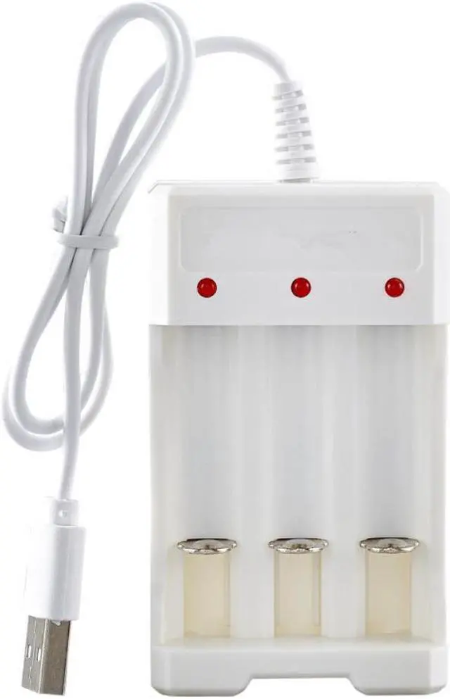 Main image of Universal USB Output 3  Slots Battery Charger Adapter For AA / AAA Battery Rechargeable Quick Charge Battery Charging Tools