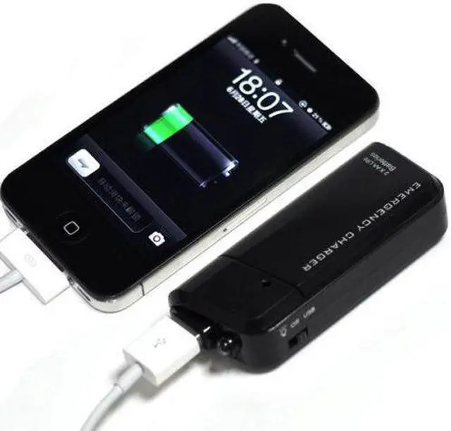 Main image of Pocket Emergency Charger with LED Flashlight for the iPod and iPhone USB