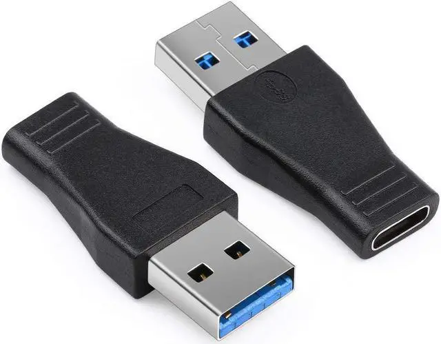 Main image of 2pcs USB 3.0 Male to Type C Female Adapter Type A to C USB 3.0 Male to 3.1 Female Adapter Converter Support Data Sync & Charging