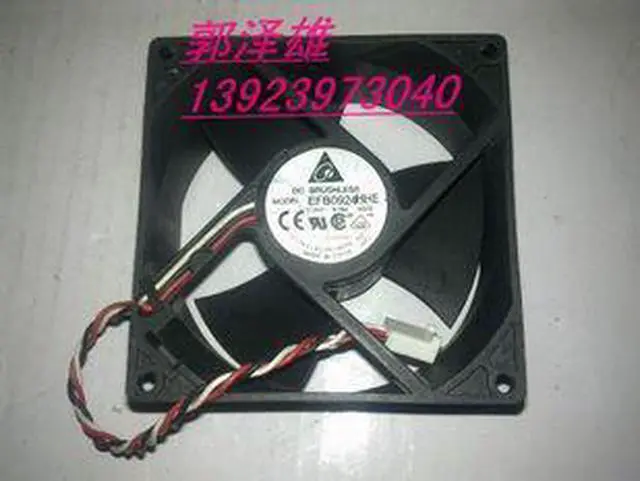 Main image of For Delta 9Cm9cmServer IPC fan EFB0924HHE 9038 24V 0.38A Cooling Fan