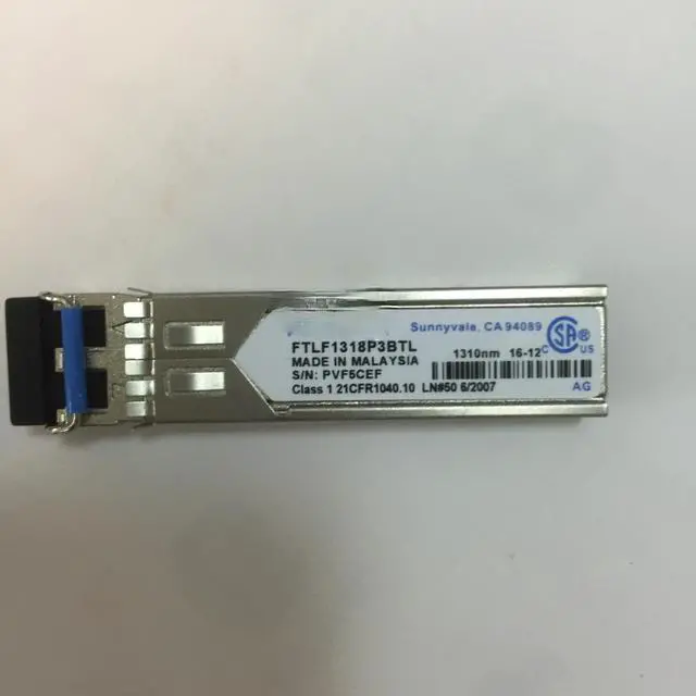 Main image of For FINISAR Optical Module SFP-GE-LX-SM1310 Gigabit Single Mode FTLF1318P2BTL