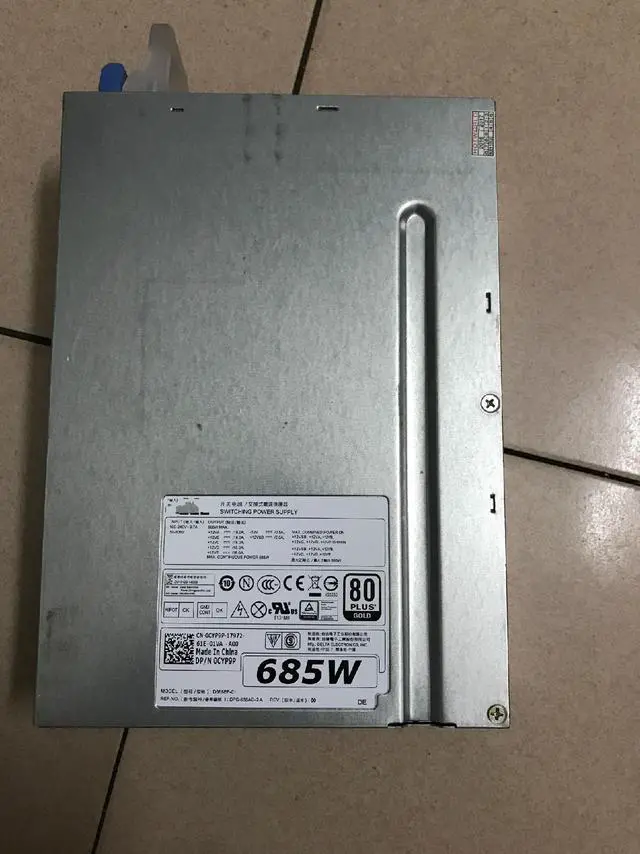 Main image of For DELL T5810 T7810 685W workstation power supply D685EF-01 F685EF-01 CYP9P