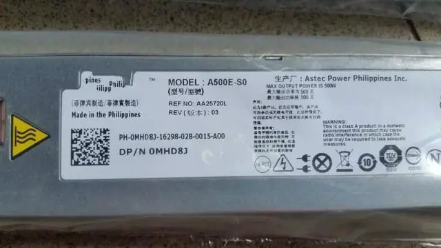 Main image of For DELL MHD8J DELL R410 power supply R410 server power supply