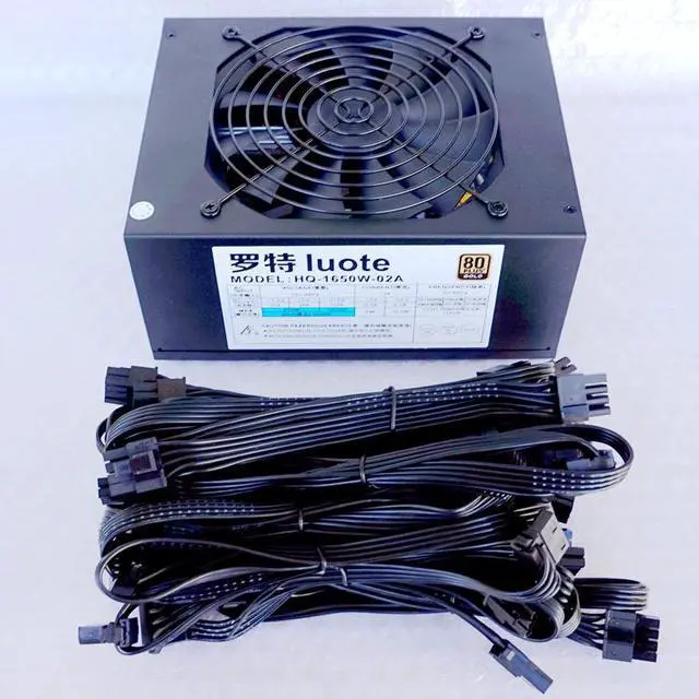 Main image of 1650W full module power supply Multi graphics card 1600W power supply 6 graphics card full module power supply spot