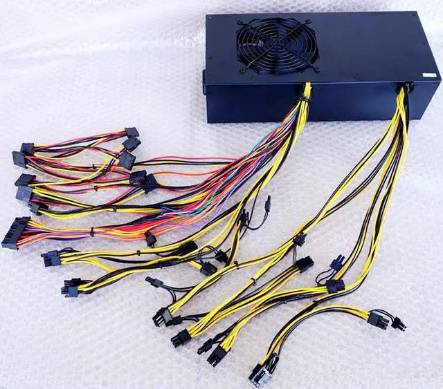 Main image of Gold 2800W power supply GTX1080TI 6 card dedicated power supply ATX server power supply