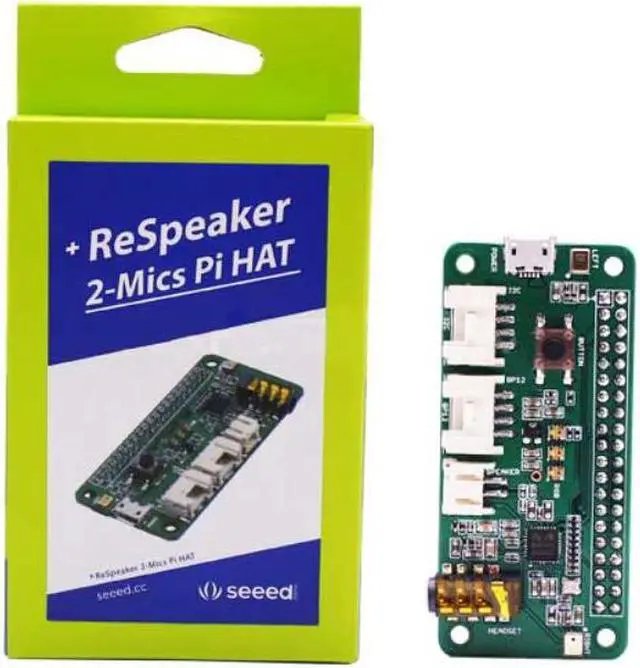 Main image of Raspberry Pi Respeaker Intelligent Voice Module Dual Microphone AI Expansion Board for Raspberry Pi Zero 3B+3B Zero WH
