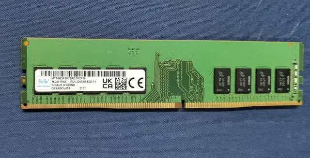 Main image of OIAGLH For MTA9ASF2G72AZ-3G2F1ZI 16G 1RX8 PC4-3200AA ECC UDIMM