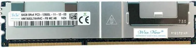 Main image of OIAGLH For 64G 8Rx4 PC3-12800L DDR3 1600 HMTA8GL7AHR4C-PB 64GB
