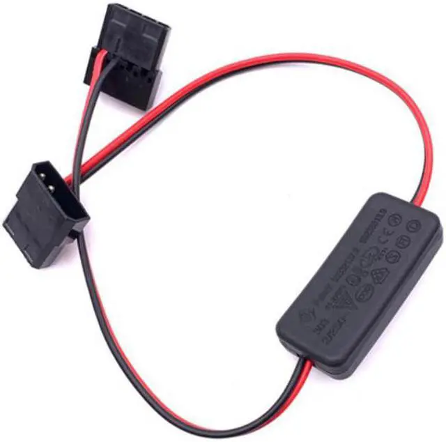 Main image of Angitu  LP4 Molex/IDE 4Pin Switch Cable For Computer Fan LED Strip With On/Off switch