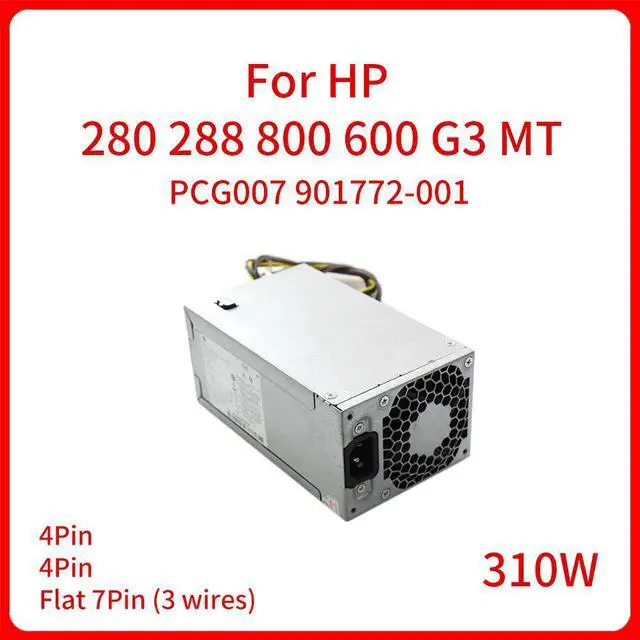 Main image of 310W PCG007 901772-001 002 003 004 Switch Power Supply Adapter For HP 280 288 800 600 G3 MT Power Module