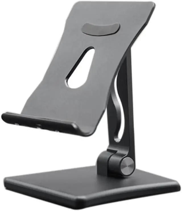 Main image of Phone Stand Folding Mobile Phone Holder Metal Adjustable Live Universal Desktop Mobile Phone Holder for Phones Tablets
