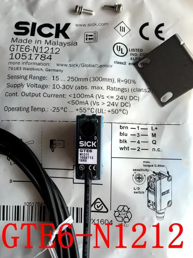 Main image of GTE6-N1212 Sick Sensor Photoelectric Switch 100% &