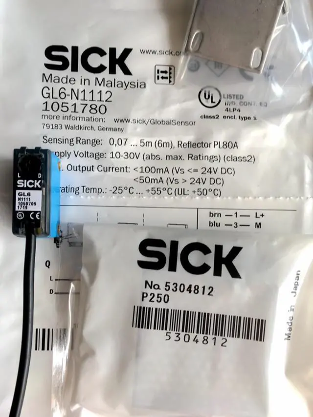 Main image of GL6-N1112 GL6-N1111 Sick Photoelectric Switch Sensor 100% &