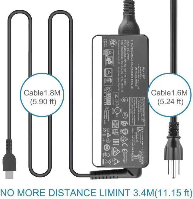 Main image of 45W Power Adapter Supply fit for lenovo-45w-usb-c-charger Yoga 910 ThinkPad X1 Tablet G2 G3, Tablet 10 C