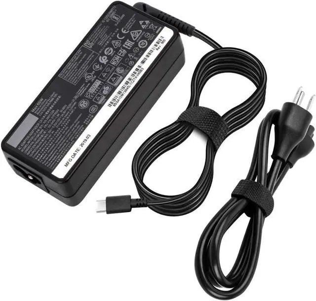 Main image of Fit for AC Charger Fit for Lenovo ThinkPad T480 T480s T580 T580s T490 E480 E580 E485 E585 E490 E590 A275 A475 A285