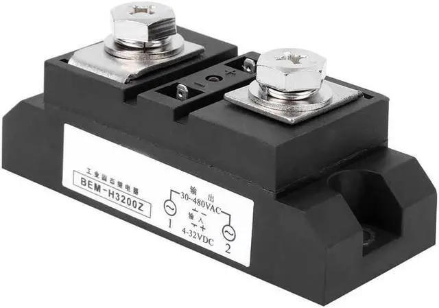 Main image of H3200Z 200A Solid State Relay DC Control AC Industrial Grade Electrical Equipment Industrial Relay