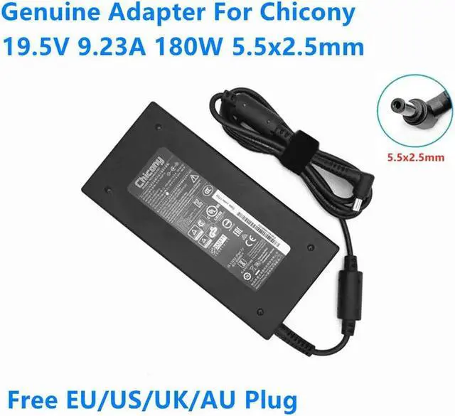 Main image of OIAGLH Chicony A15-180P1A 19.5V 9.23A 180W A180A011L A180A050P AC Adapter For CLEVO GIGABYTE Laptop Power Supply Charger