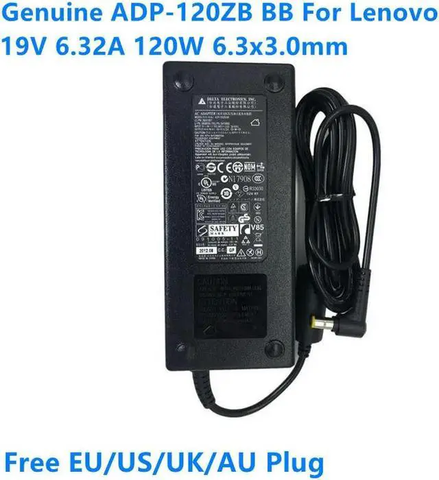 Main image of OIAGLH 120W AC Adapter Charger For 19V 6.32A 120W Delta ADP-120ZB BB 54Y8865 36001857 Laptop Power Supply Adapter