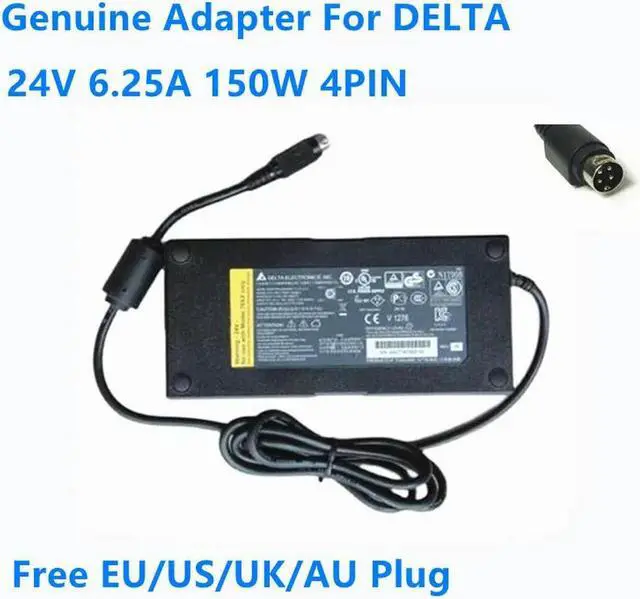 Main image of OIAGLH 24V 6.25A 150W 4PIN DELTA TADP-150AB A Power Supply AC Adapter For NCR Model 76XX Charger