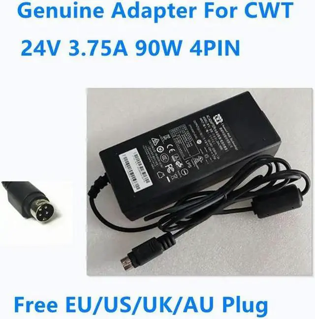 Main image of OIAGLH 24V 3.75A 90W 4PIN CWT 2AAL090M AC Power Adapter For Power Supply Charger