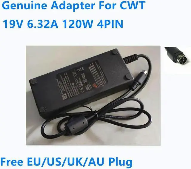 Main image of OIAGLH 19V 6.32A 120W 4PIN CWT MPS120K-VI MPS120K-II AC Power Adapter For Power Supply Charger
