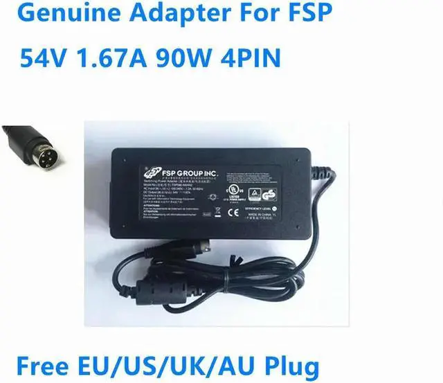 Main image of OIAGLH 54V 1.67A 90W 4PIN FSP090-AWBN2 FSP090-AWBN3 Power Supply AC Adapter For LEADER LEI NU90-J540167-I1 Charger